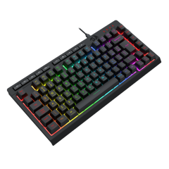 TECLADO MEMBRANA GAMER REDRAGON CRESCENT K524-RGB-PT PTO