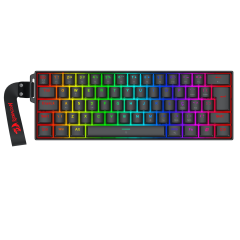 TECLADO GAMER REDRAGON FIZZ MAGNETIC RGB K617RGB-MP-PT PTO (SWITCH AMBERMAG)