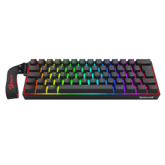 TECLADO GAMER REDRAGON FIZZ MAGNETIC RGB K617RGB-MP-PT PTO (SWITCH AMBERMAG)