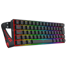 TECLADO GAMER REDRAGON FIZZ MAGNETIC RGB K617RGB-MP-PT PTO (SWITCH AMBERMAG)