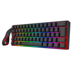 TECLADO GAMER REDRAGON FIZZ MAGNETIC RGB K617RGB-MP-PT PTO (SWITCH AMBERMAG)