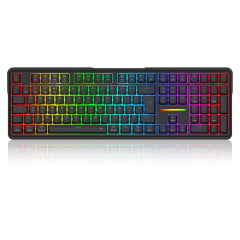 TECLADO MECANICO GAMER REDRAGON ANTONIUM PRO 3 MODE RGB PRETO S/F K745RGB-PRO (PT-MANBO L)