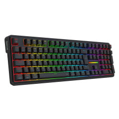 TECLADO MECANICO GAMER REDRAGON ANTONIUM PRO 3 MODE RGB PRETO S/F K745RGB-PRO (PT-MANBO L)