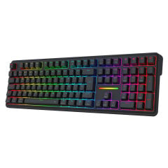 TECLADO MECANICO GAMER REDRAGON ANTONIUM PRO 3 MODE RGB PRETO S/F K745RGB-PRO (PT-MANBO L)