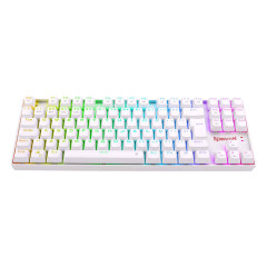 TECLADO MECANICO KUMARA PRO RGB BRANCO SWITCH MARROM S/F - K552RGB-BRS-W (PT-BROWN)