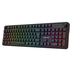 TECLADO MEMBRANA RM104 VOLVANO RGB 3 MODE PRETO S/F - K526-WL