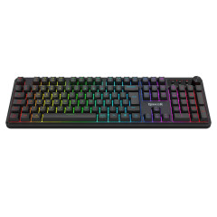 TECLADO MEMBRANA RM104 VOLVANO RGB 3 MODE PRETO S/F - K526-WL