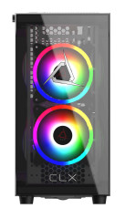 GABINETE GAMER CLX TALOS E2K V1 C/FAN PRETO CLX-TALOS E2K V1