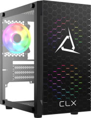 GABINETE GAMER CLX TALOS E2 V1 C/FAN PRETO CLX-TALOS E2 V1