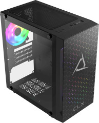 GABINETE GAMER CLX TALOS E2 V1 C/FAN PRETO CLX-TALOS E2 V1