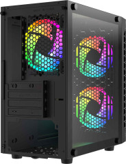 GABINETE GAMER CLX TALOS E2 V1 C/FAN PRETO CLX-TALOS E2 V1