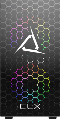 GABINETE GAMER CLX TALOS E2 V1 C/FAN PRETO CLX-TALOS E2 V1