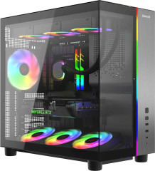GABINETE GAMER REDRAGON PULSE S/F PRETO CA-620B