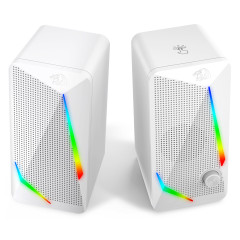 CAIXA DE SOM GAMER WALTZ RGB BRANCO GS510W