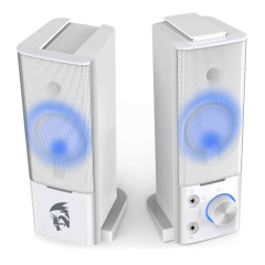 CAIXA DE SOM GAMER ORPHEUS BRANCO GS550W