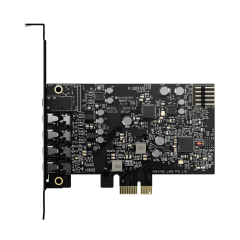 PLACA DE SOM GAMER CREATIVE PCI-E SOUND BLASTER AUDIGY FX PRO PRETO 70SB197000000