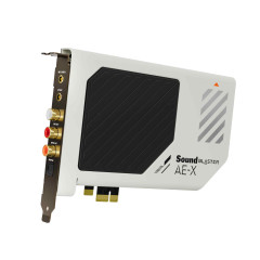 PLACA DE SOM GAMER CREATIVE PCI-E SOUND BLASTER AE-X BRANCO 70SB196000000