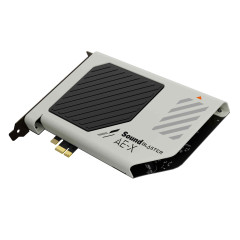 PLACA DE SOM GAMER CREATIVE PCI-E SOUND BLASTER AE-X BRANCO 70SB196000000