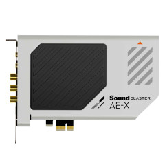 PLACA DE SOM GAMER CREATIVE PCI-E SOUND BLASTER AE-X BRANCO 70SB196000000