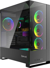 GABINETE GAMER REDRAGON DARKLINE S/F PRETO CA-621B