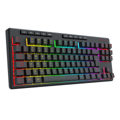 TECLADO MEMBRANA GAMER REDRAGON SHIVA TKL RGB PRETO K516-RGB
