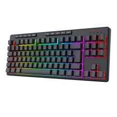 TECLADO MEMBRANA GAMER REDRAGON SHIVA TKL RGB PRETO K516-RGB