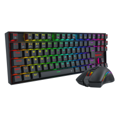 KIT TECLADO E MOUSE REDRAGON S/F PRETO S169
