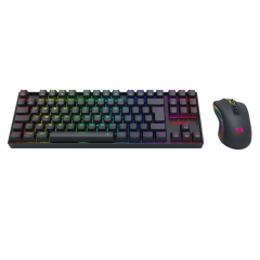 KIT TECLADO E MOUSE REDRAGON S/F PRETO S169