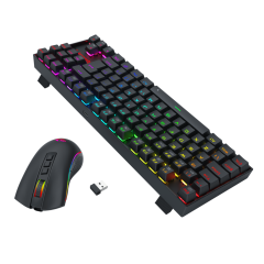 KIT TECLADO E MOUSE REDRAGON S/F PRETO S169