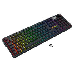 TECLADO MECANICO REDRAGON TERRAFLARE PRO PRETO SWITCH S/F - K762RGB-PRO