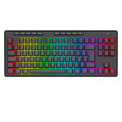 TECLADO MEMBRANA REDRAGON SHIVA PRO PRETO RGB S/F - K516RGB-PRO