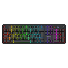 TECLADO MEMBRANA REDRAGON VOLCANO PRO PRETO RGB S/F - K526-PRO