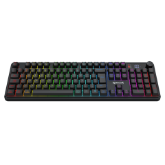 TECLADO MEMBRANA REDRAGON VOLCANO PRO PRETO RGB S/F - K526-PRO