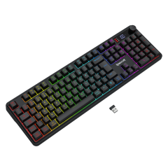 TECLADO MEMBRANA REDRAGON VOLCANO PRO PRETO RGB S/F - K526-PRO