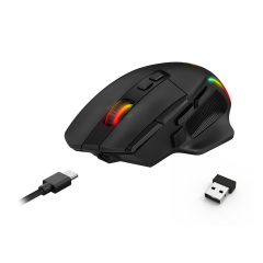 MOUSE GAMER REDRAGON VIPER FLY RGB PRETO S/F - M925-WL-F