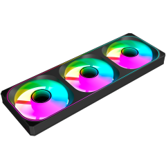FAN 360MM (3X120MM) FRAME UNICO KALKAN STRIX ARGB PRETO - KLK00020