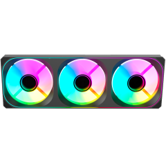 FAN 360MM (3X120MM) FRAME UNICO KALKAN STRIX ARGB PRETO - KLK00020
