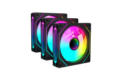 KIT DE FAN 3X 120MM REDRAGON ARGB PRETO - GC-F015