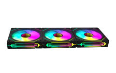 KIT DE FAN 3X 120MM REDRAGON ARGB PRETO - GC-F015