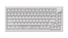 TECLADO MAGNETICO AKKO 5075 V3 WHITE TRANSPARENT SWITCH FLASH MAGNETIC S/F - 6978414658756
