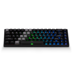 TECLADO MAGNETICO AKKO MONSGEEK FUN68 HE HYBRID BLACK TRANSPARENT SWITCH GLARE MAGNETIC - 6975351387336