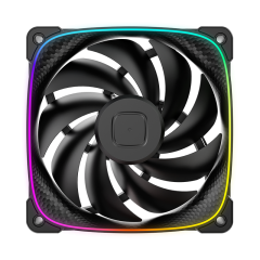 FAN 120MM GEOMETRIC FUTURE SQUAMA 30MM PRETA ARGB - GEO-S3003B-12S