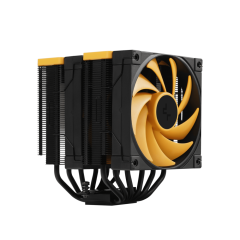 COOLER DEEPCOOL AK620 ZERO DARK ZORIA PRETO E AMARELO - R-AK620-BKNPMN-E