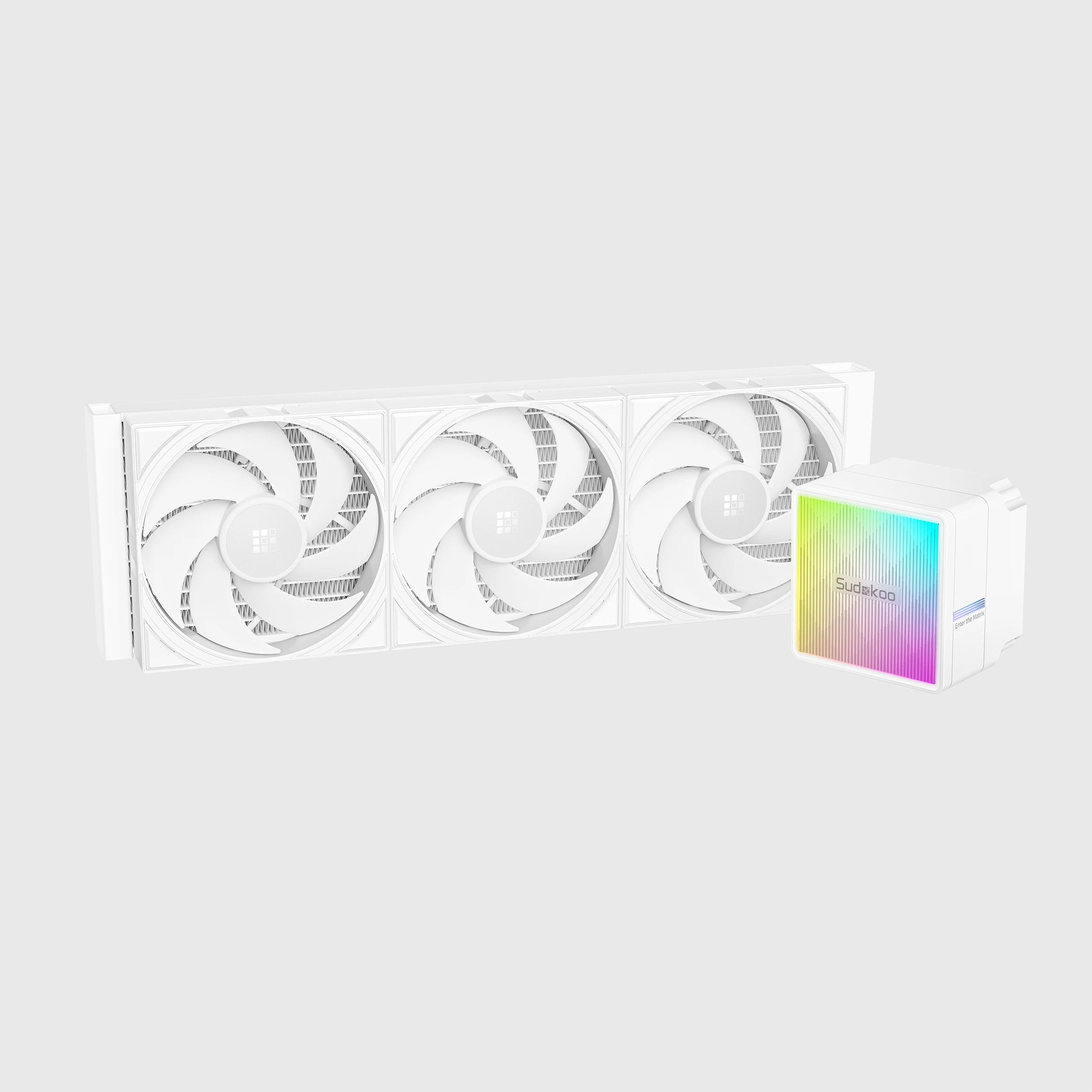 WATER COOLER 360MM SUDOKOO NEXAURA BRANCO - R-NXA360-WHAMMN-GAS-1