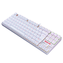KIT GAMER TECLADO E MOUSE BRANCO S118W