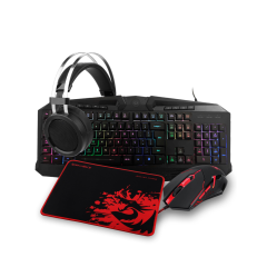 KIT GAMER TECLADO/MOUSE/MOUSEPAD/HEADSET S112