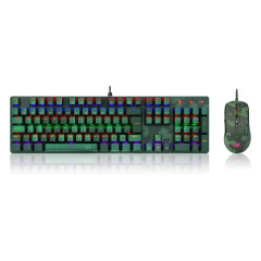 KIT TECLADO/MOUSE S108 LIGHT GREEN