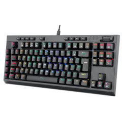TECLADO OPTICO GAMER BROADSWORD PRO RGB PTO SWITCH AZUL
