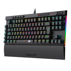 TECLADO OPTICO GAMER MAGIC-WAND PRO RGB PTO SWITCH AZUL ABNT2