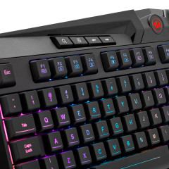 TECLADO MEMBRANA GAMER HARPE RGB PTO